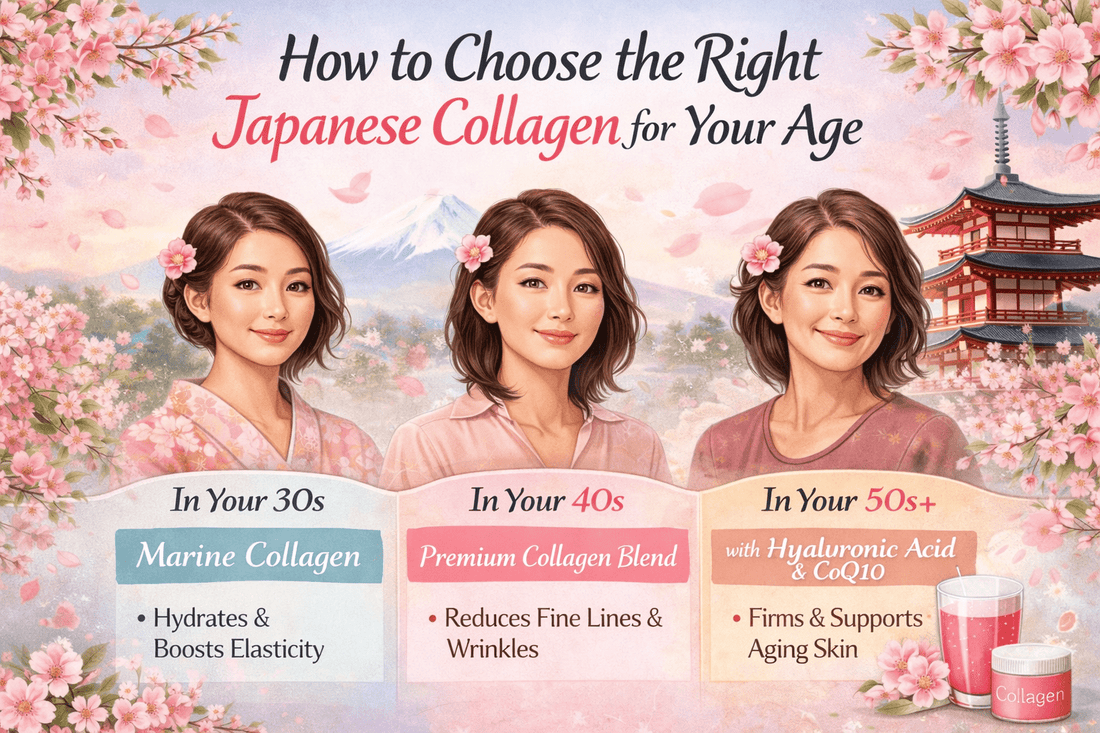 How to Choose the Right Japanese Collagen for Your Age - Japan Beauty Hub
