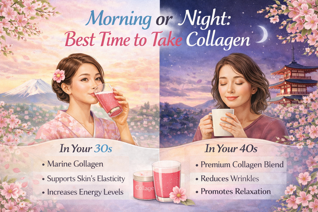 Morning or Night: Best Time to Take Collagen - Japan Beauty Hub