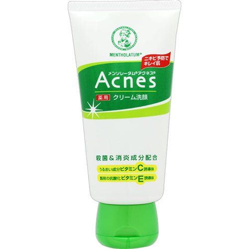 Mentholatum Acnes Medictaed Cream Face Wash - Japan Beauty HubFace wash