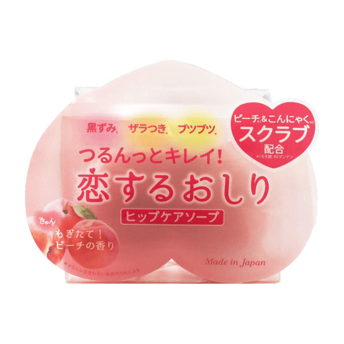 Pelican Soap Koisuru Oshiri (Lovely Bottom) Peach Hip Care Soap 80g - Japan Beauty HubSoap