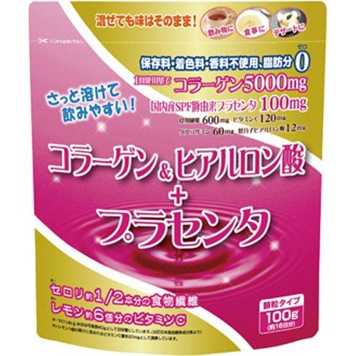 Yuwa Collagen & Hyaluronic Acid + Placenta 100g - Japan Beauty HubSupplement